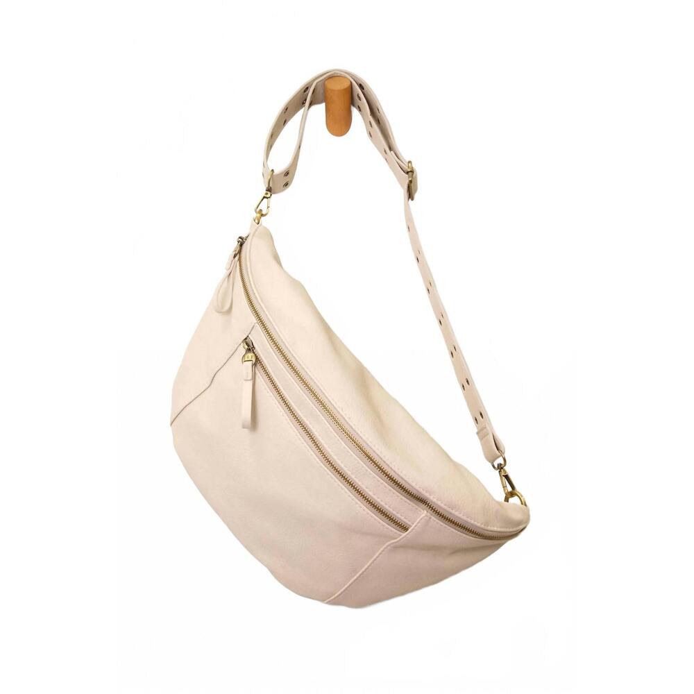NEW JOY SUSAN women's mel large sling crossbody bag in ivory